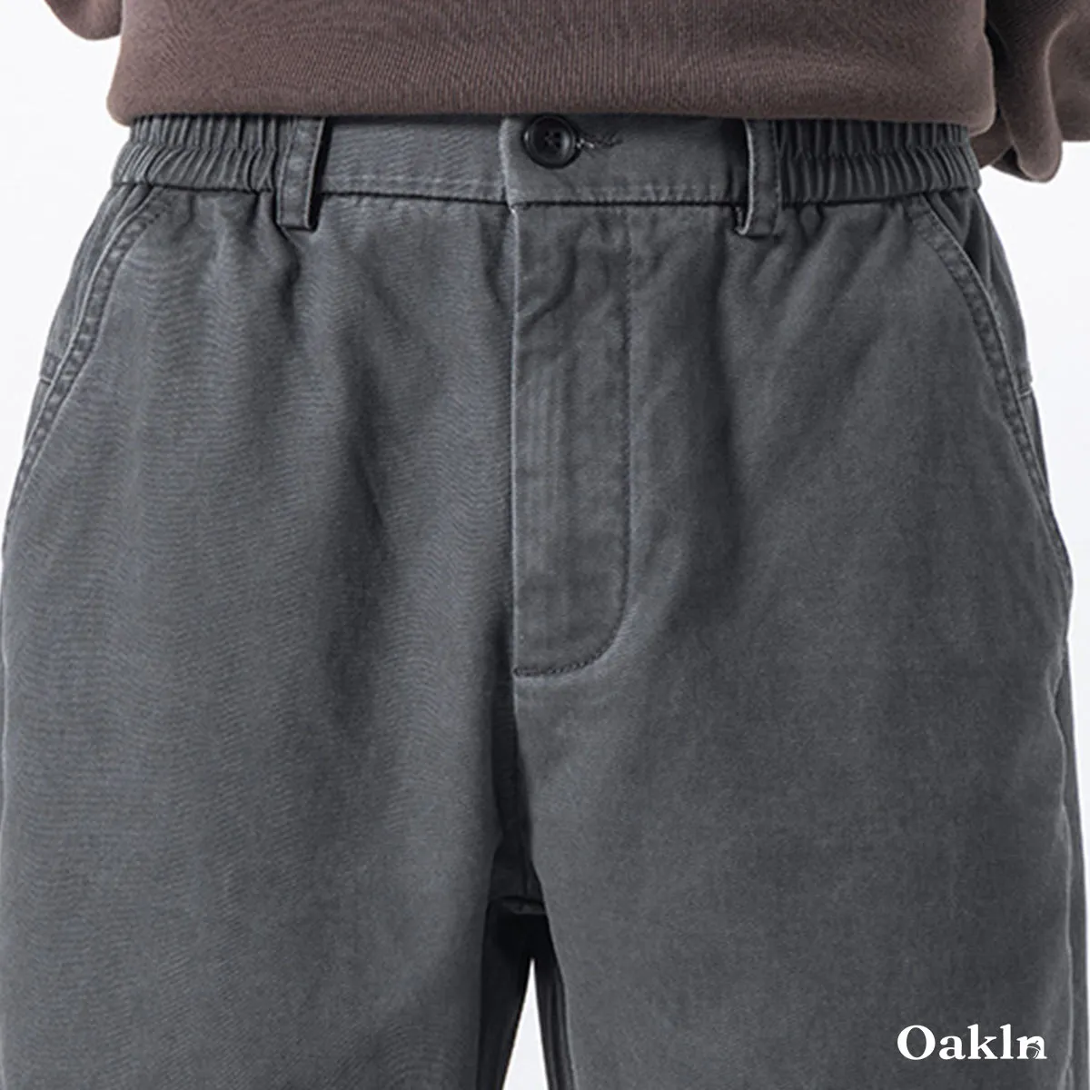 ウエストゴム ワイド ストレートシルエット 100%コットン 洗濯機洗い可 カジュアルパンツ ワークパンツ 