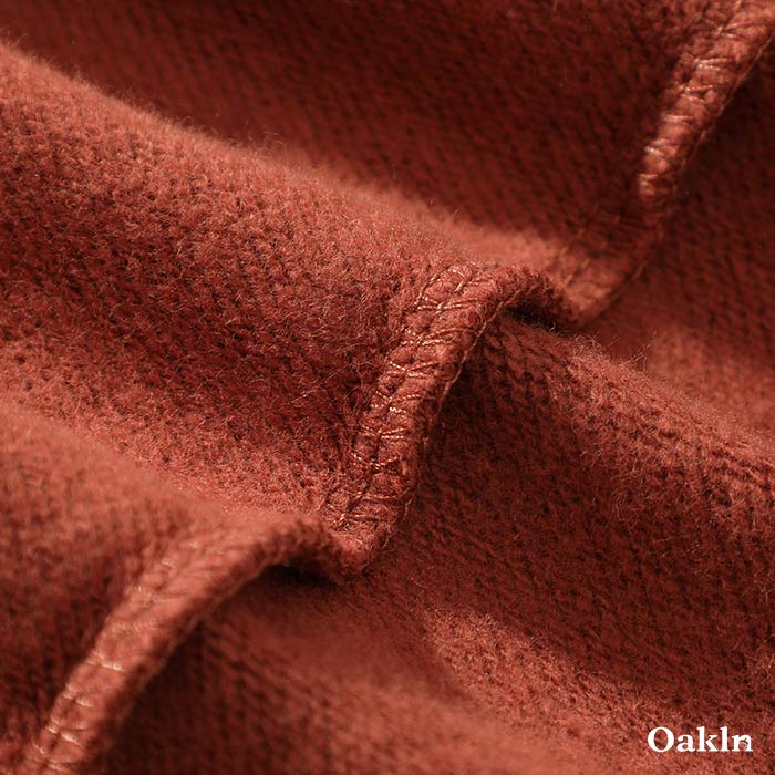 マストバイ無地ベーシッククルーネックスウェット-oakln