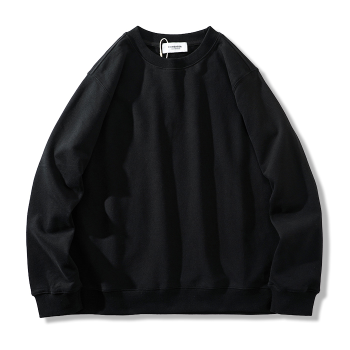 マストバイ無地ベーシッククルーネックスウェット-oakln