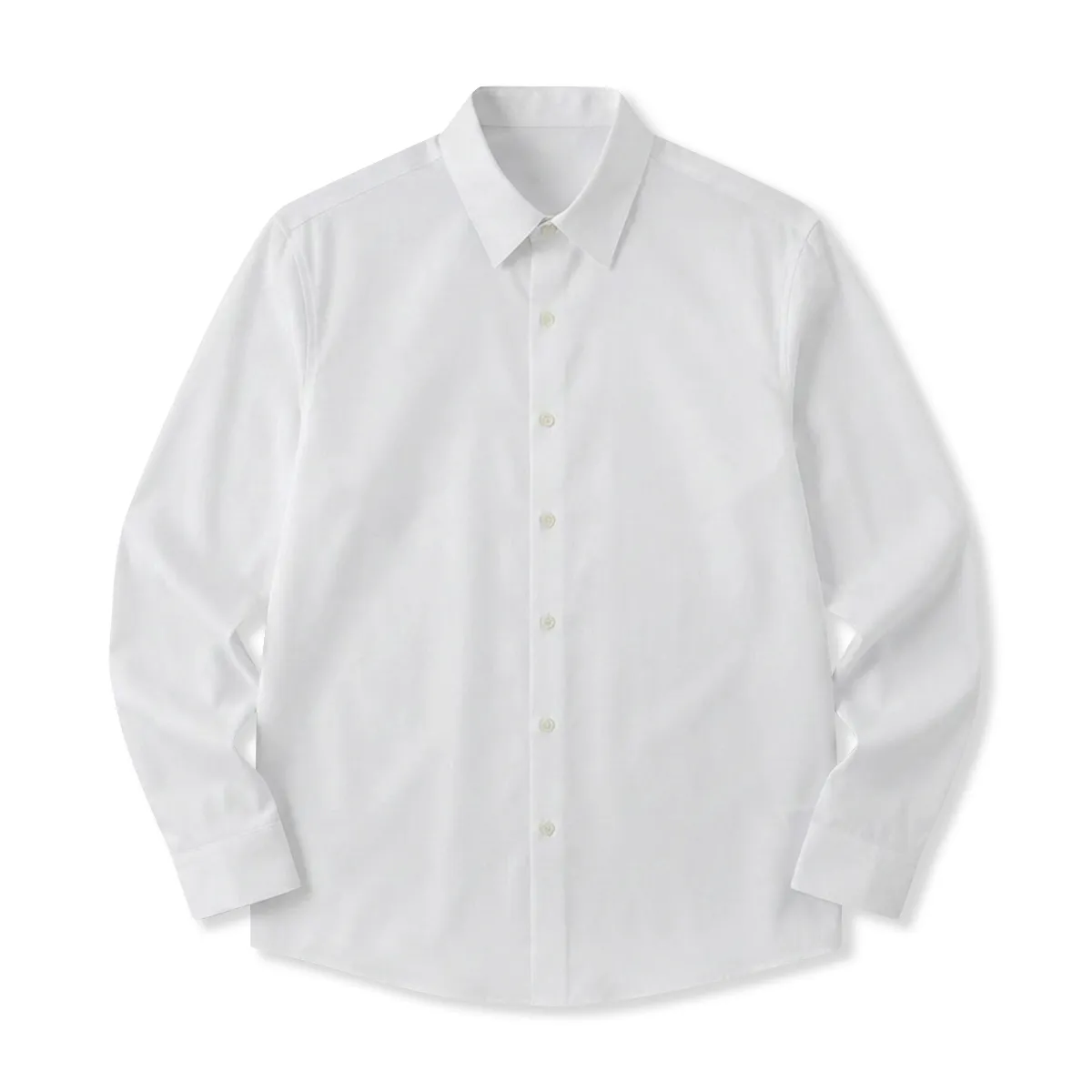 ノーアイロン シャツ 撥水 防汚 形態安定 レギュラースモールカラー-Oakln
