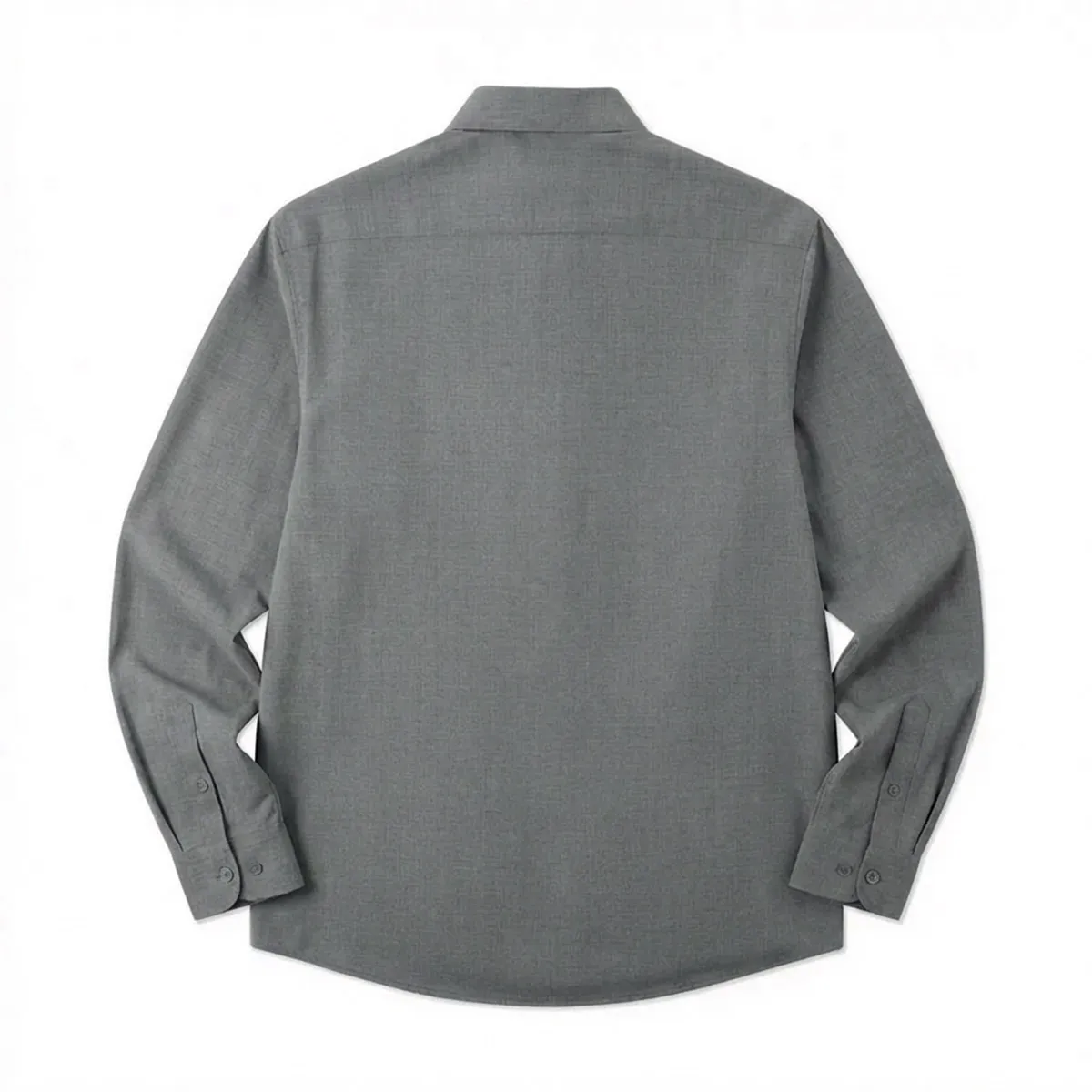 モダール混 ノンアイロン 60番手 ストレッチシャツ 形態安定性 ビジネス通勤 無地シャツ-Oakln