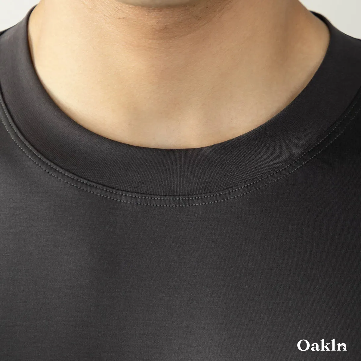 100％超長綿 長袖Tシャツ 三本針 液体アンモニア加工 型崩れしにくい