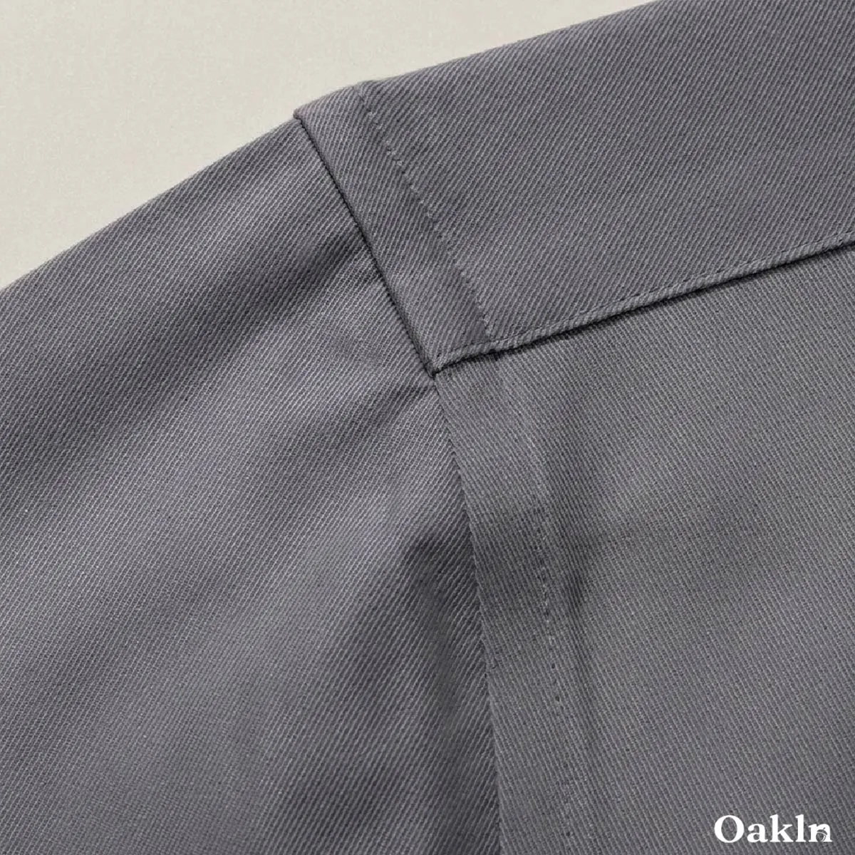 ノーアイロン シャツ 撥水 防汚 形態安定 レギュラースモールカラー-Oakln