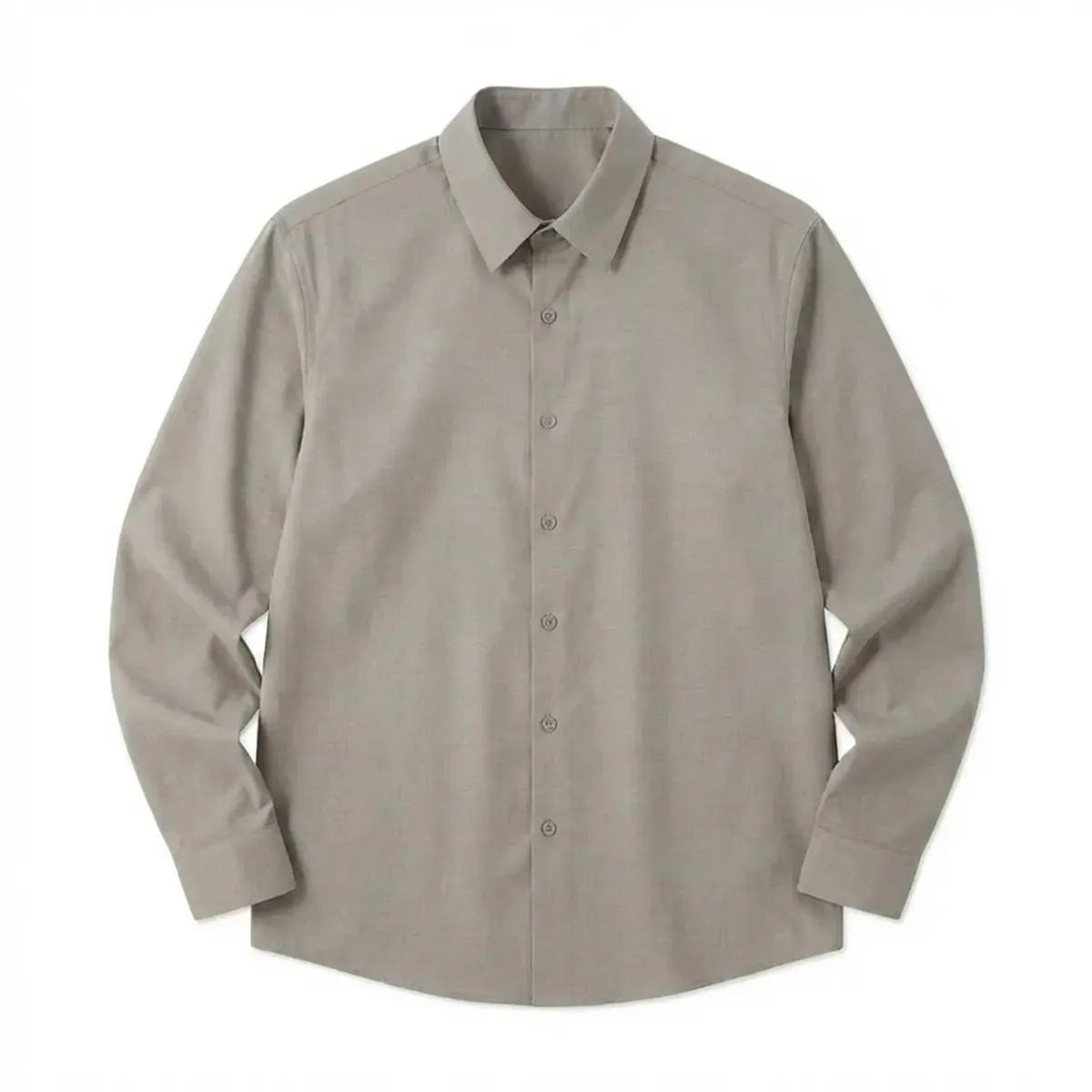 モダール混 ノンアイロン 60番手 ストレッチシャツ 形態安定性 ビジネス通勤 無地シャツ-Oakln