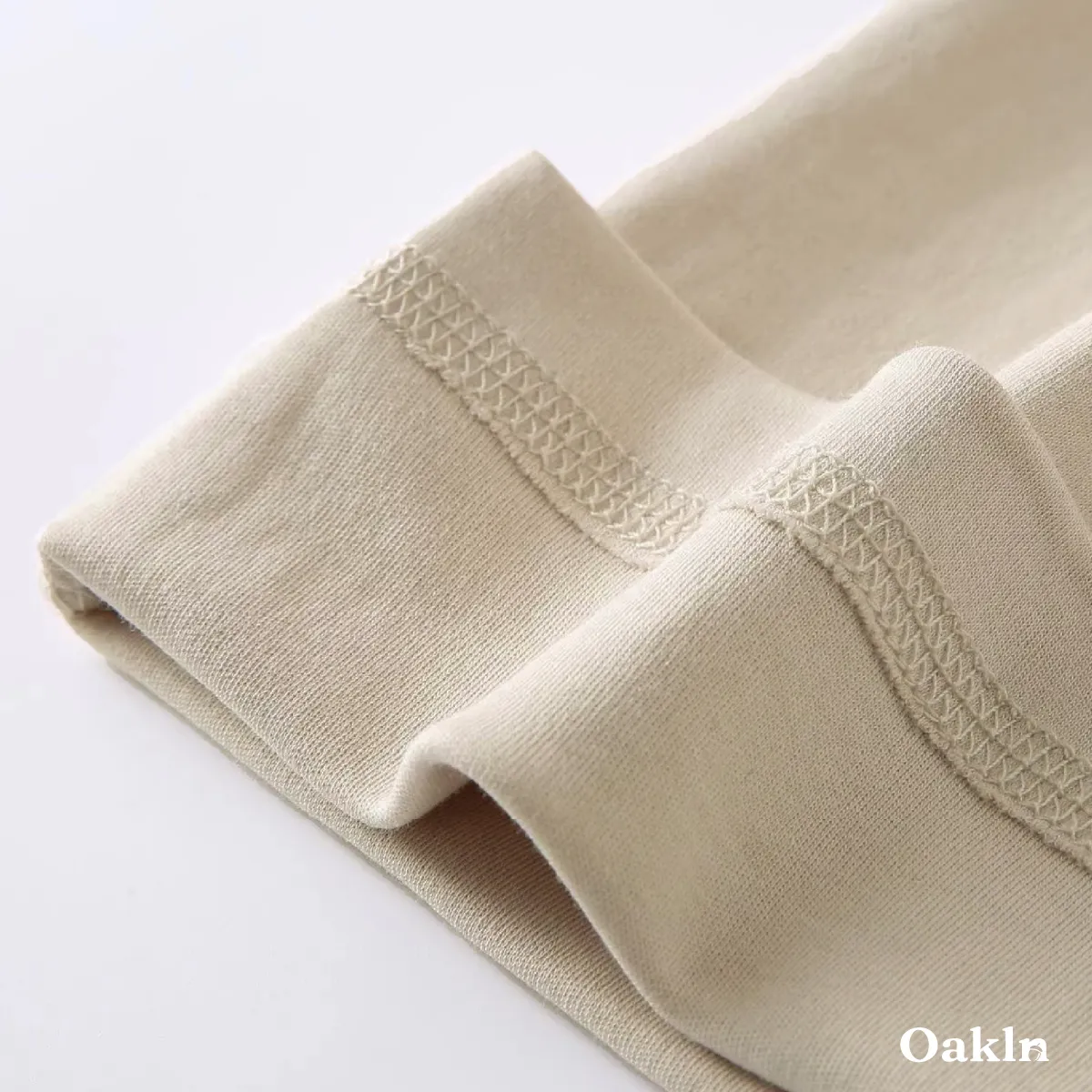 ヘビーウェイトコットン 高番手長繊維コットンTシャツ-Oakln