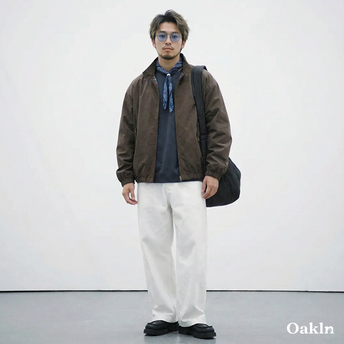 アメカジ　ハリントン立ち襟ジャケット