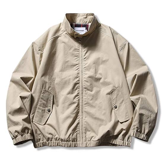 アメカジ　ハリントン立ち襟ジャケット-oakln