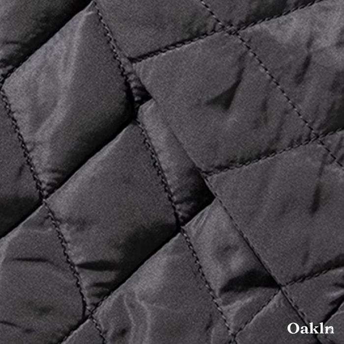 無地キルティング中綿ジャケット　防風防水-oakln