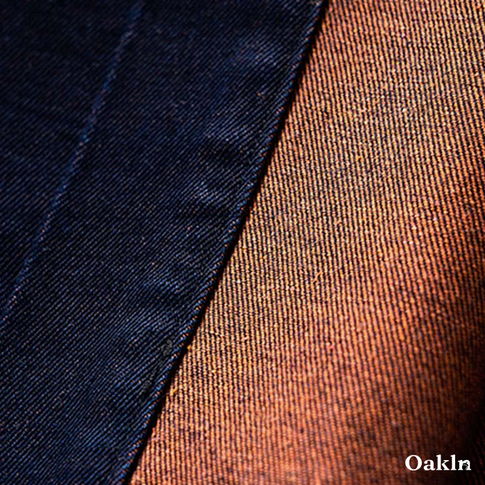 「夕暮れの霞の光」和風リバーシブルヴィンテージ半纏-oakln