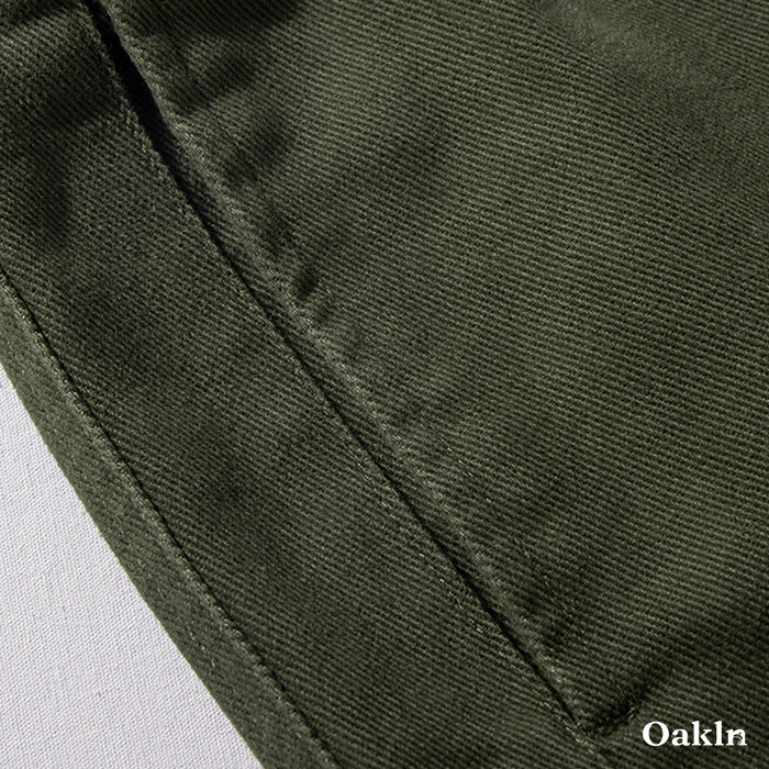 ヘビーウェイトコットン裏起毛カジュアルパンツ-oakln