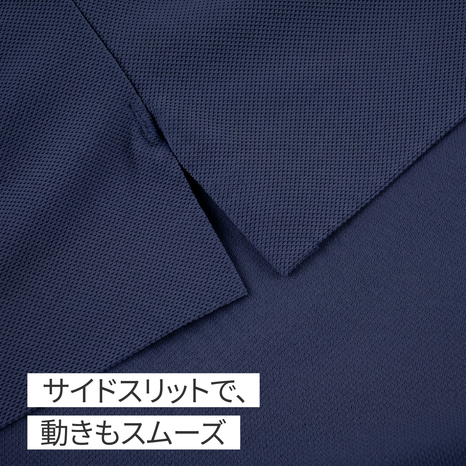 Oakln-ひんやり高いストレッチでべたつかない 襟元配色が上品なポロシャツメンズ