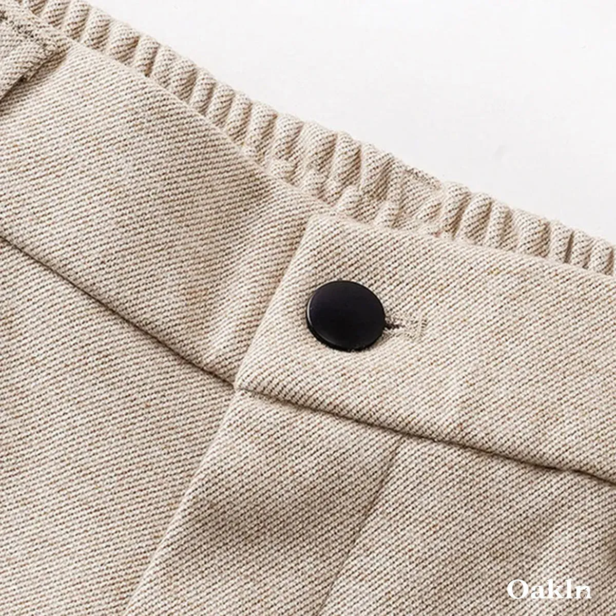 ワイドストレートスラックス バックウエストゴム仕様 イージーケア 春秋 メンズ向け