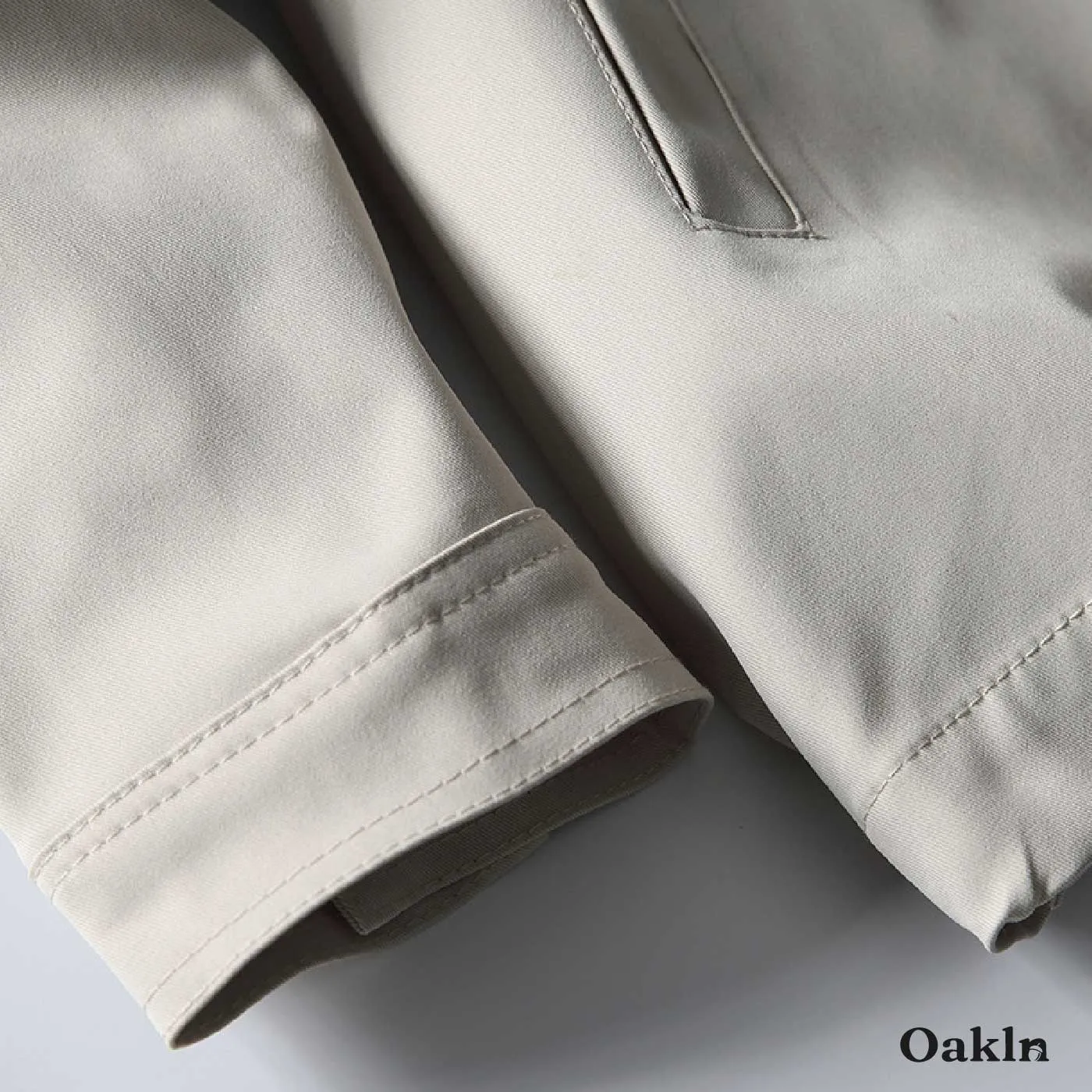 スイングトップ メンズ 春秋 水洗い可 イージーケア 折り襟 ジャケット マット質感 裾ゴム 大人 無地 ライトアウター