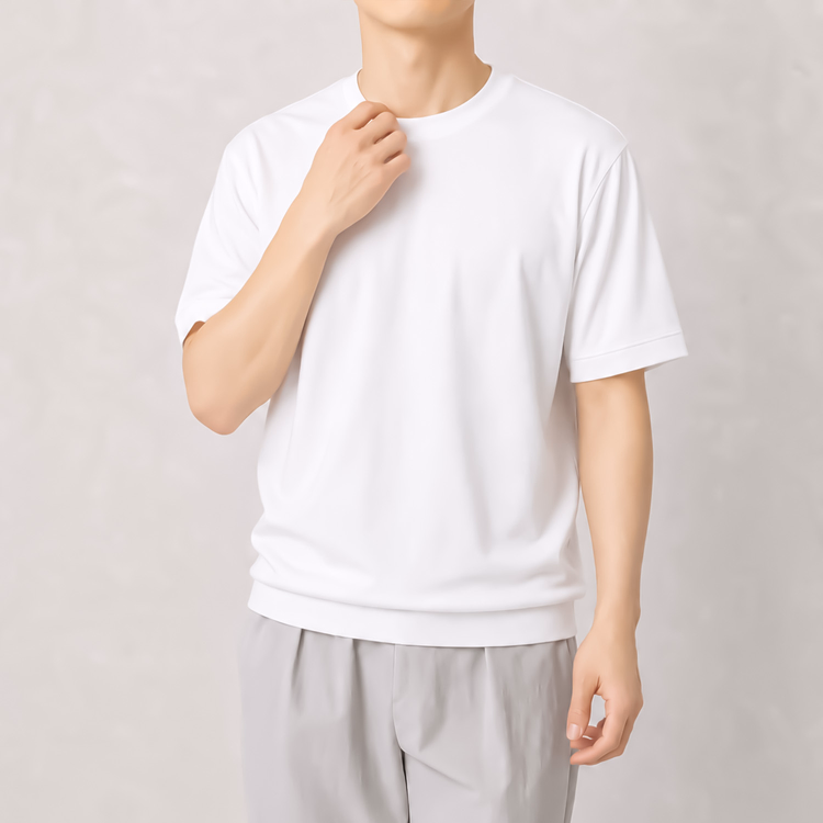 Oakln-初秋のインナーにおすすめ  一枚でもすっきり、蒸れにくい   インナーでも清潔感のある印象に