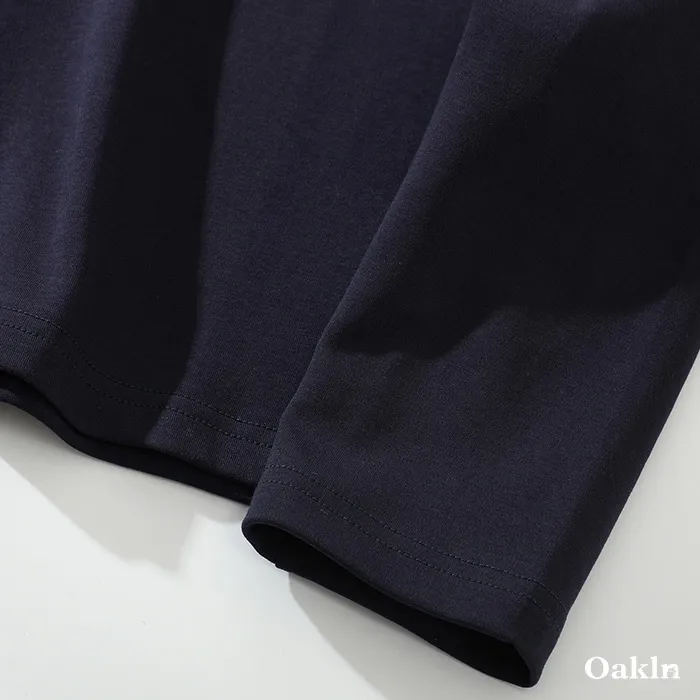 レイヤードに欠かせないベーシックタイプ　無地長袖Tシャツ