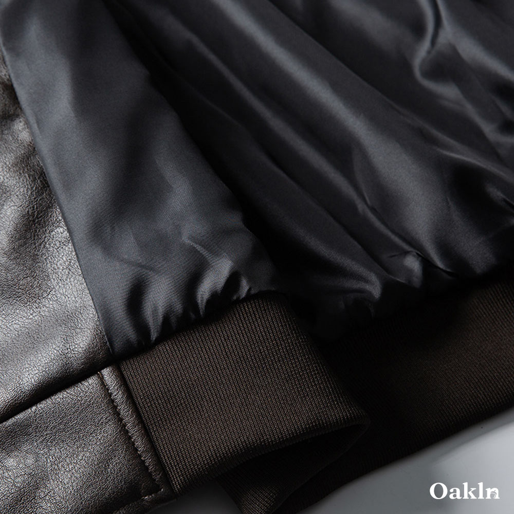 アメリカンヴィンテージ　 エコレザーライダースジャケット-oakln