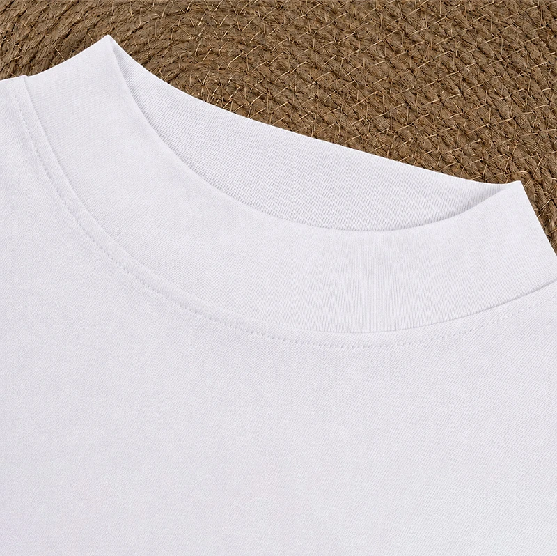 ヨレにくいモックネックTシャツ  薄手・通気性◎   ジャケットインにおすすめ