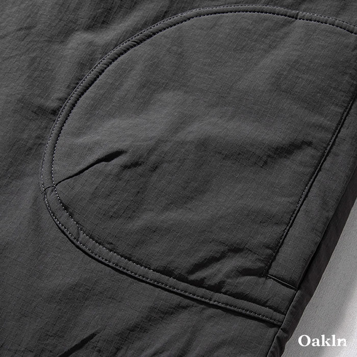 無地キルティング中綿ジャケット　防風防水-oakln