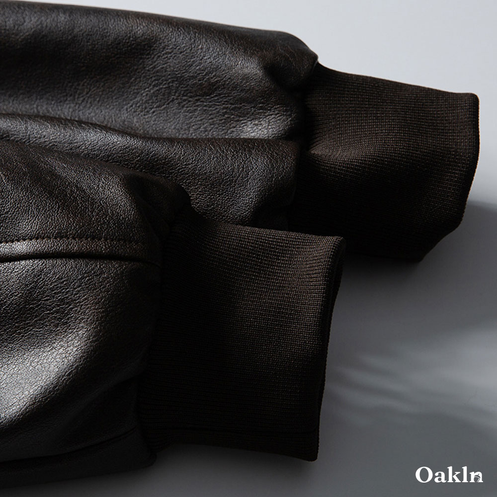 アメリカンヴィンテージ　 エコレザーライダースジャケット-oakln