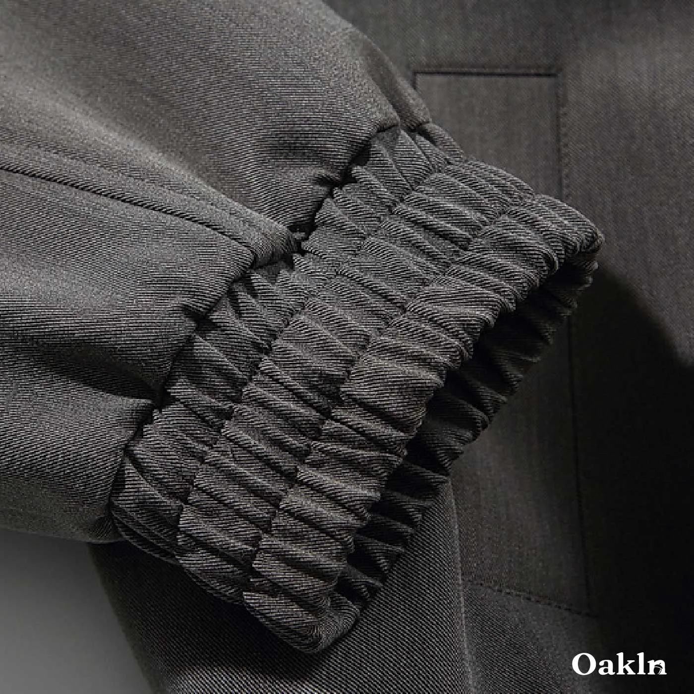 スウィングトップ メンズ 比翼仕立て／隠し前立て 折り襟 ジャケット  ツイル風 きれいめ 落ち着いた印象 無地 裾ゴム ショート丈 春秋 ビジネスカジュアル兼用