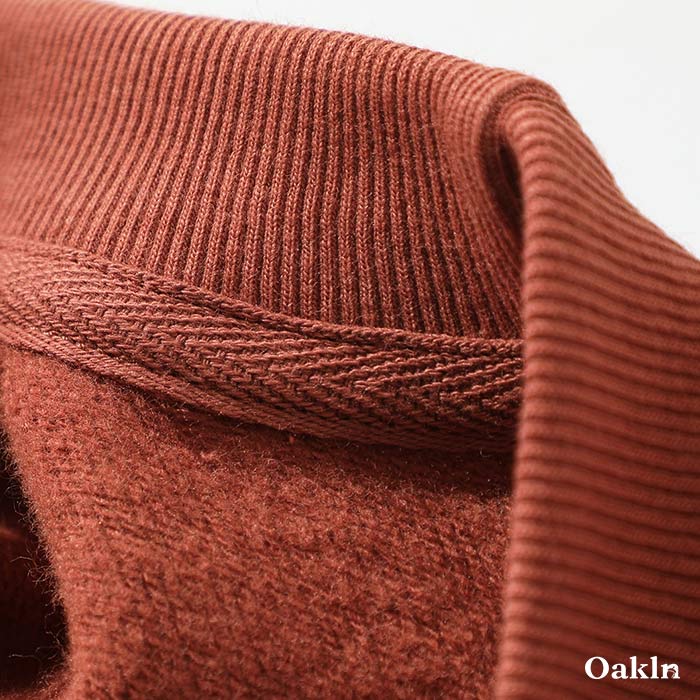 マストバイ無地ベーシッククルーネックスウェット-oakln