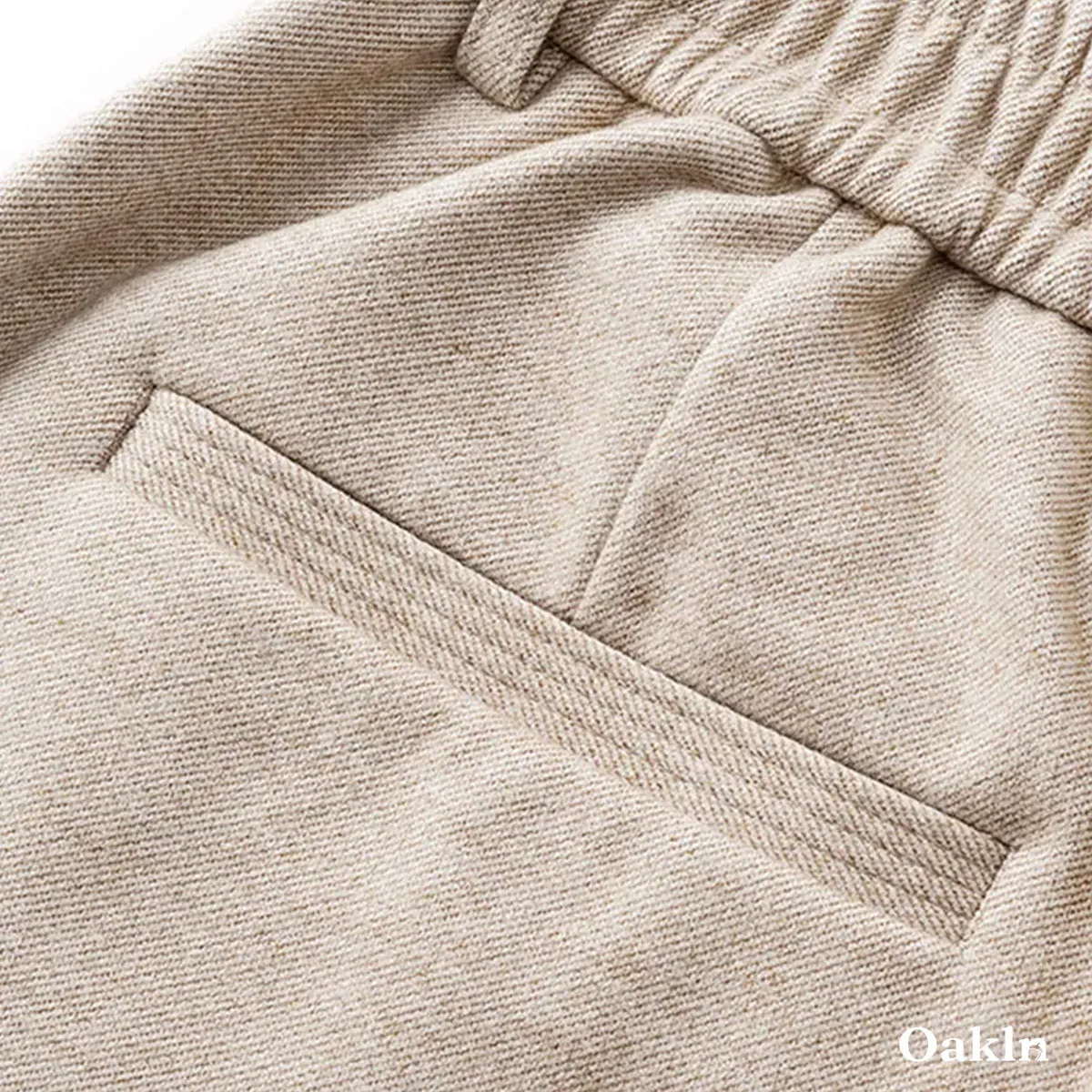 ワイドストレートスラックス バックウエストゴム仕様 イージーケア 春秋 メンズ向け