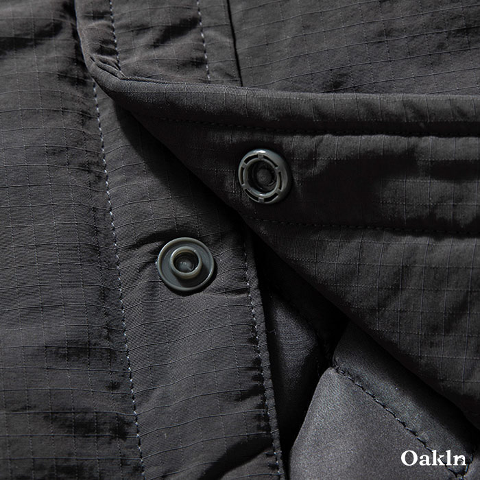 無地キルティング中綿ジャケット　防風防水-oakln