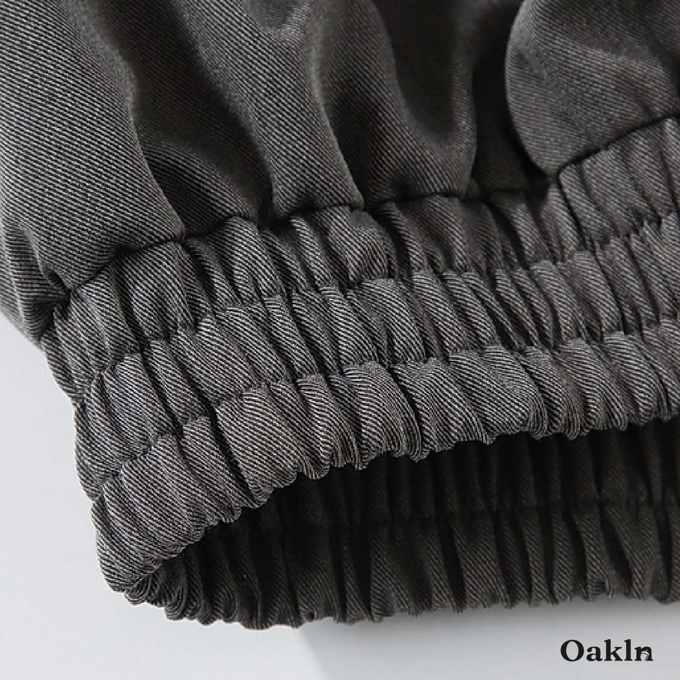 スウィングトップ メンズ 比翼仕立て／隠し前立て 折り襟 ジャケット  ツイル風 きれいめ 落ち着いた印象 無地 裾ゴム ショート丈 春秋 ビジネスカジュアル兼用