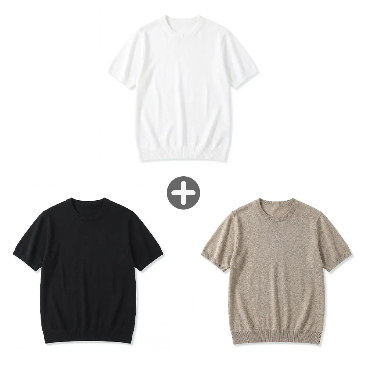 シワになりにくいニット　洗っても変形しない　透けにくい
