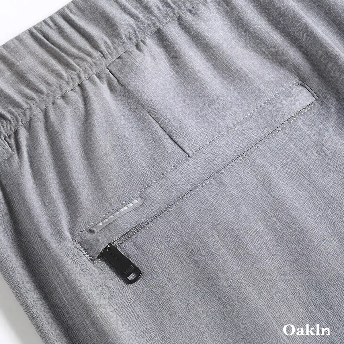 洗ってもアイロン不要 メンズビジネスカジュアルロングパンツ 落ち感あり ウエストゴム ハリのあるストレートシルエット