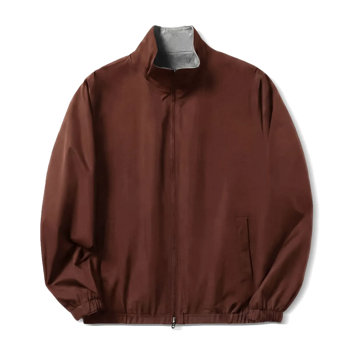 リバーシブル高機能ジャケット アイロン不要 シワ防止 体型カバー ビジネスアウター-Oakln