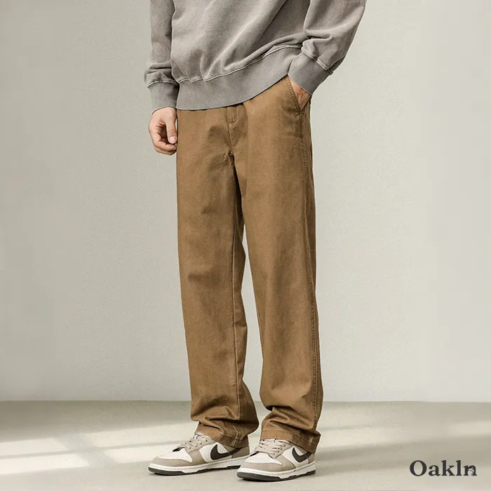 裏起毛 チノパン YKKファスナー 表地コットン100% ウエストゴム 暖パン ゆったり ワークパンツ