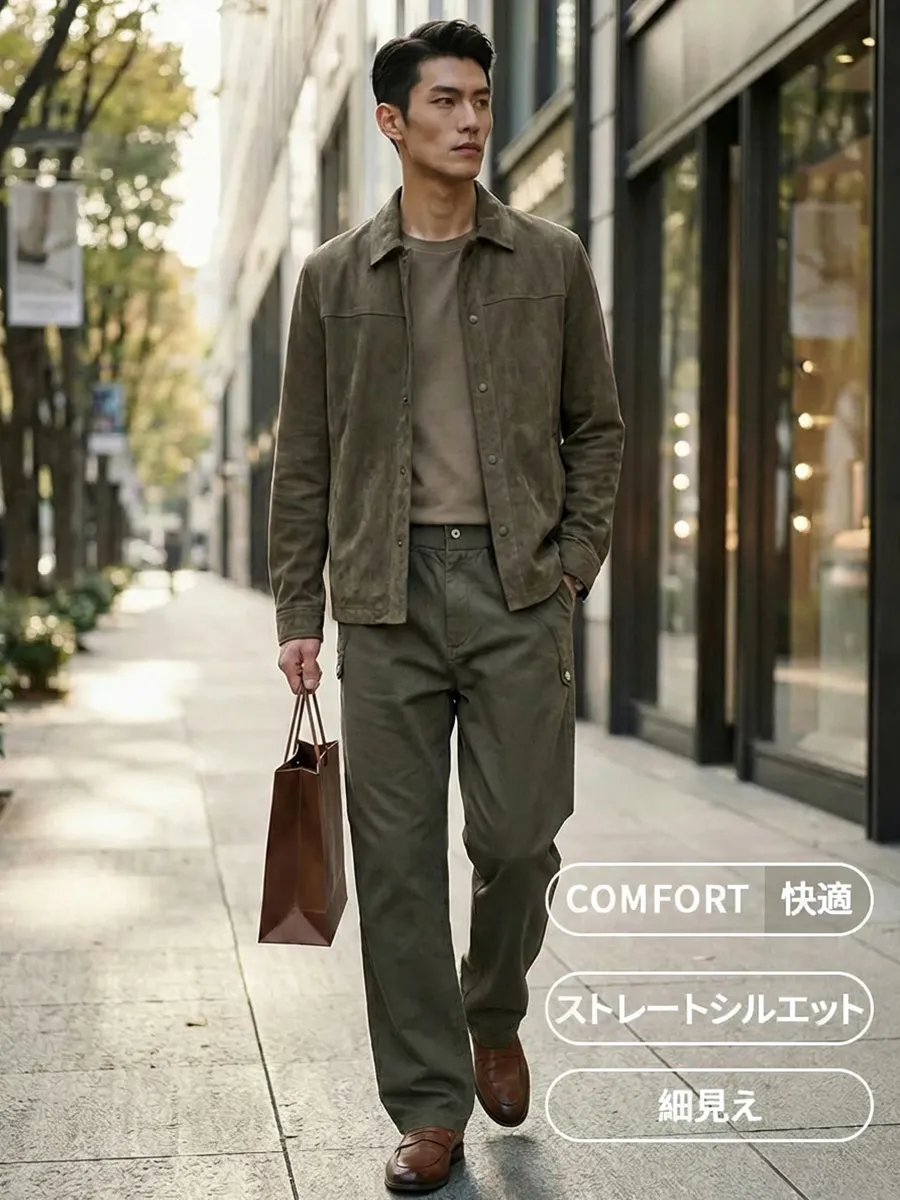 「飾らない」からこそ映える、大人のストレートシルエット