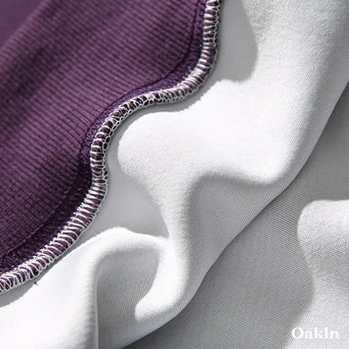 配色 切り替え スウェット メンズ スウェット ラグランスリーブ スポーティ ゆったり 体型カバー アメリカンヴィンテージ 春秋冬-Oakln