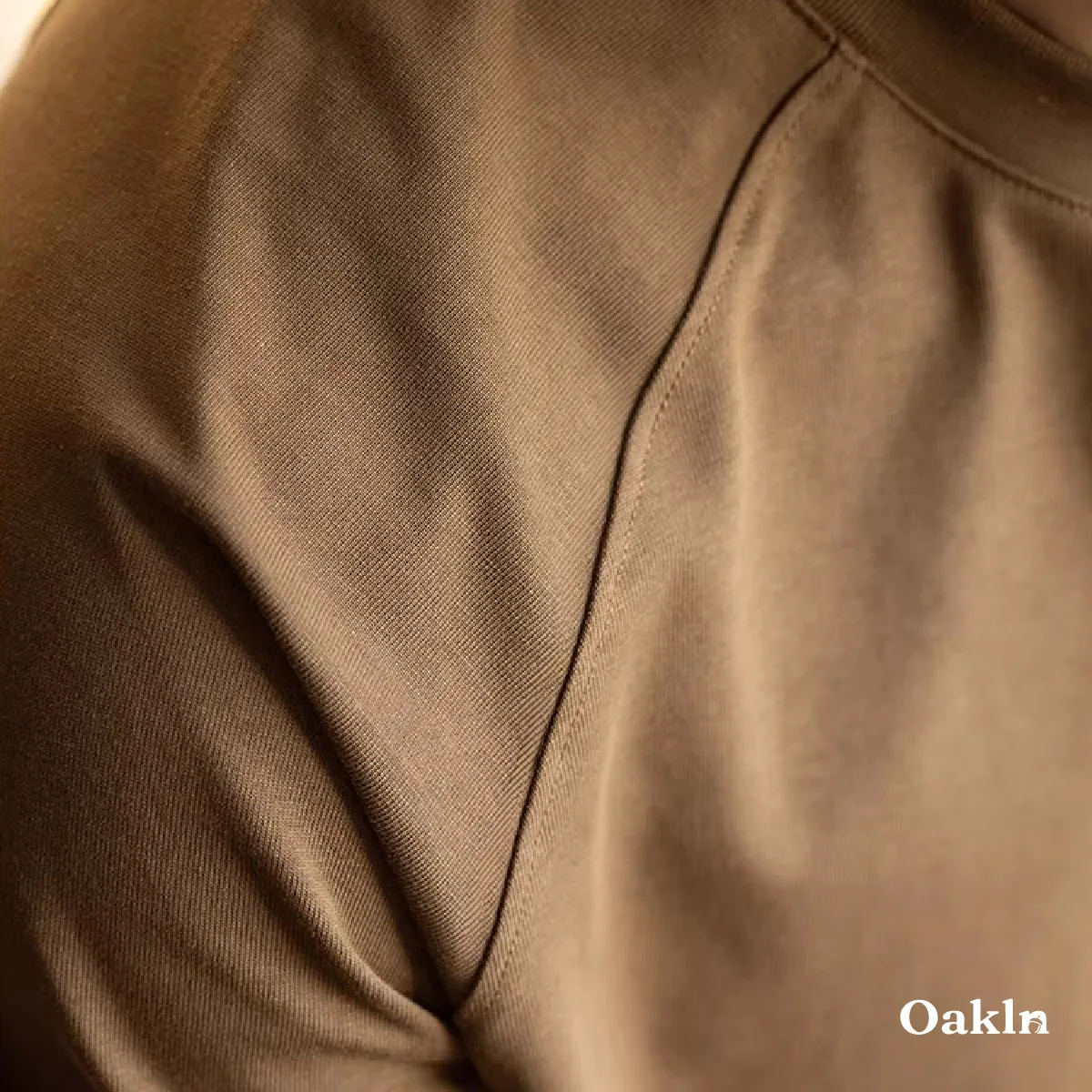 300gヘビーウェイトコットン ラグラン長袖Tシャツ 抗菌加工 すっきり見えシルエット-Oakln