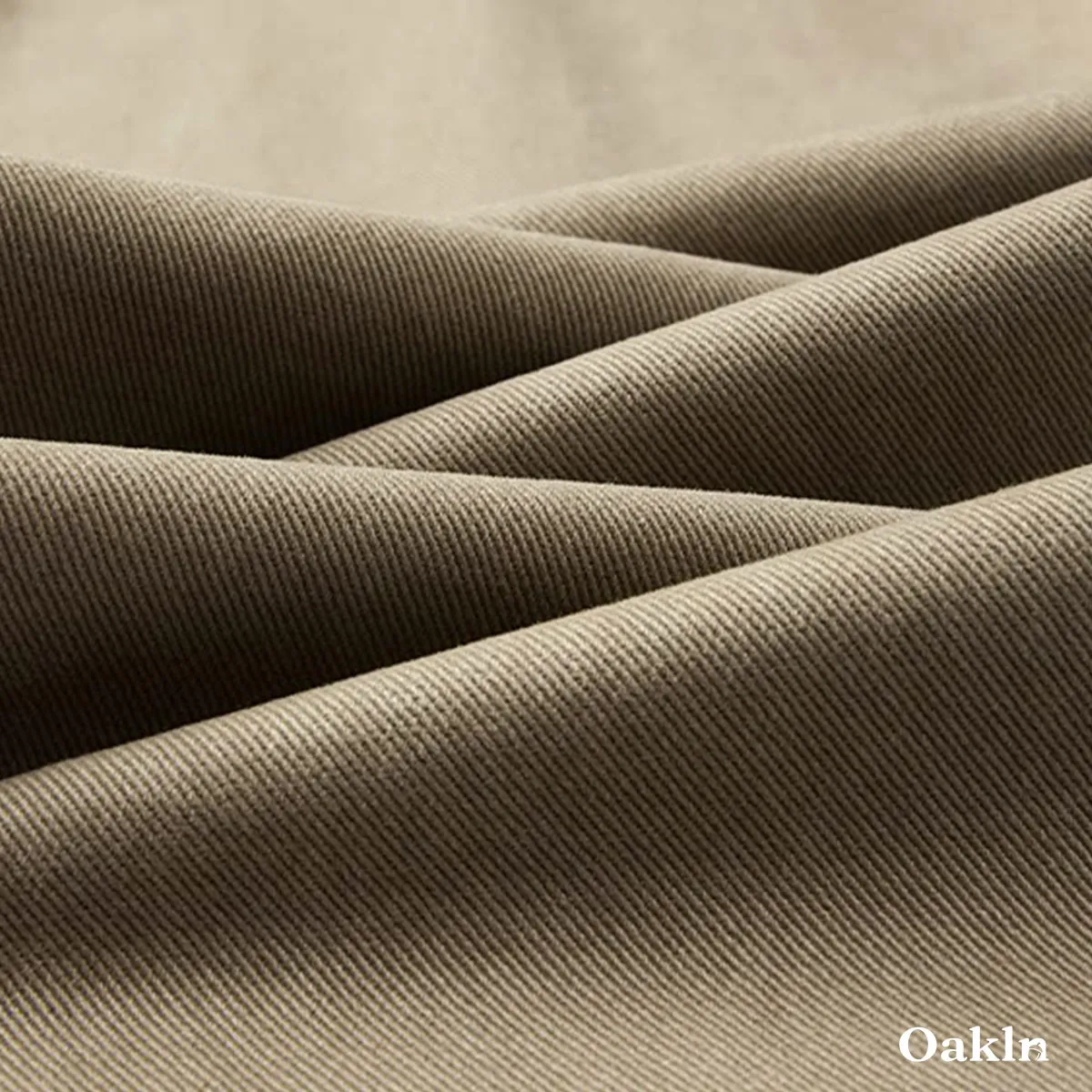 脚長見えワイドストレート コットン100％ ウエストゴム仕様-Oakln