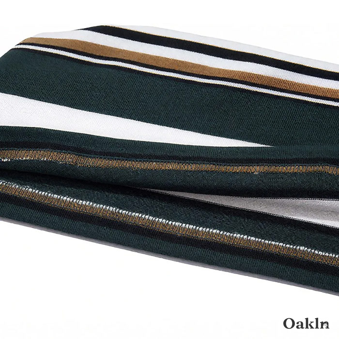 9.9オンスアメリカンスタイル先染めボーダー長袖Tシャツ