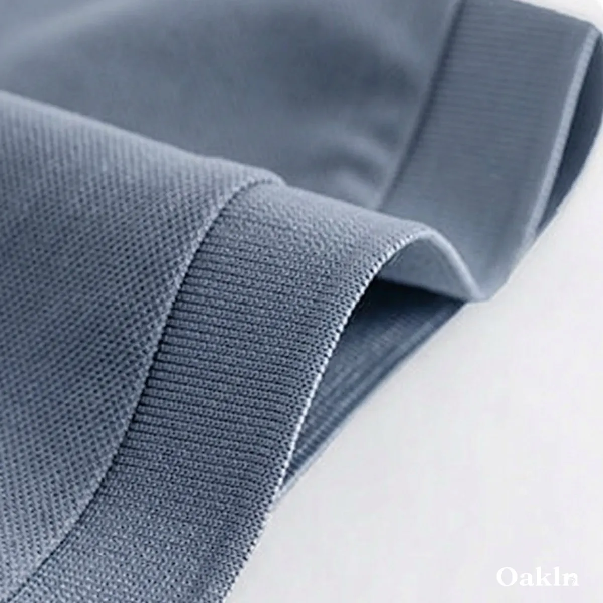 高混率コットンヘンリーネック半袖 ハリ感 通気性 ビジネスカジュアルスタイル-Oakln