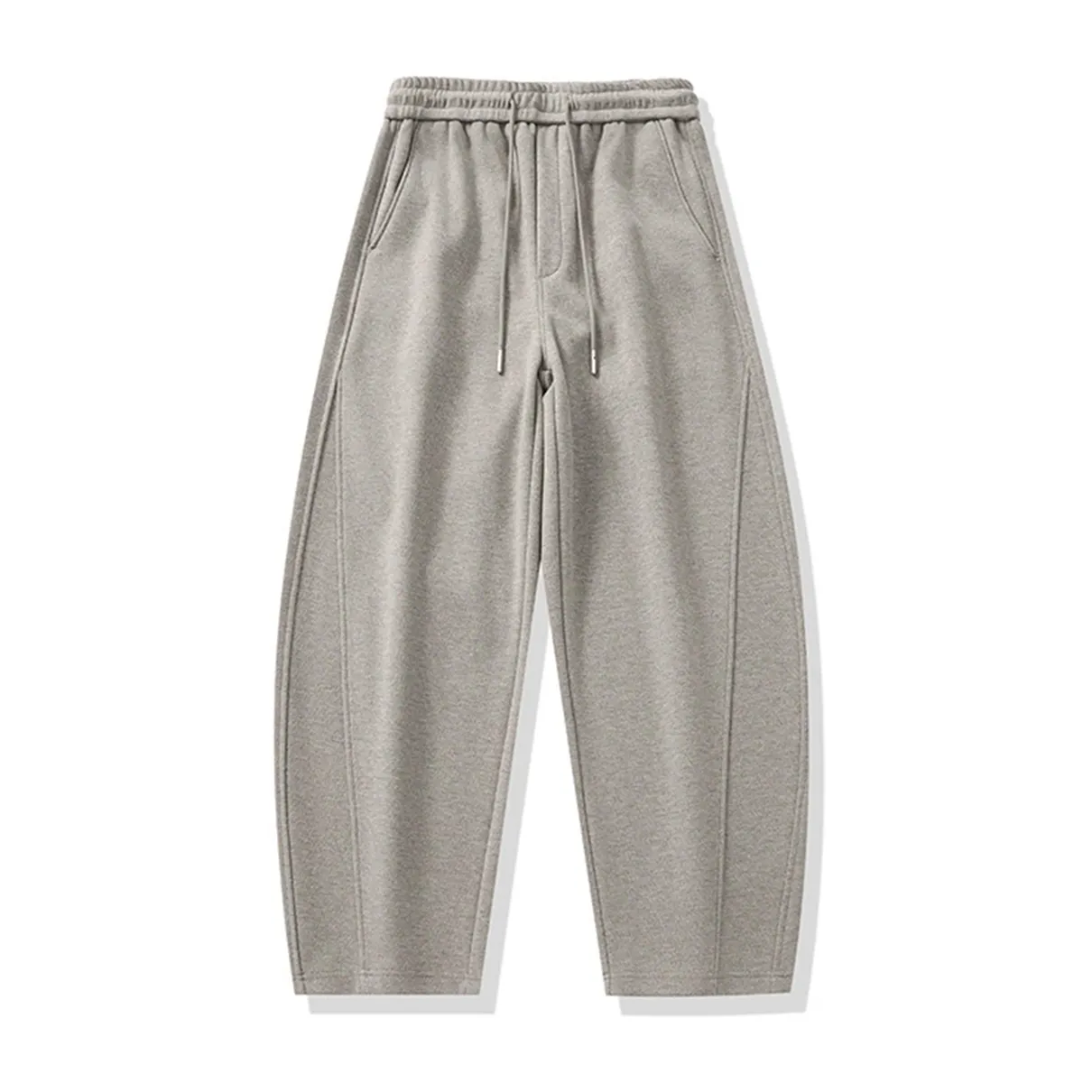 ウール混 バルーンパンツ ワイドテーパード ヘビーウェイト 30代～50代向け