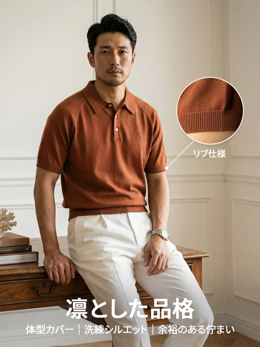 【通気性抜群】立体的な空気層構造で、一日中さらりと快適な着心地をキープ。