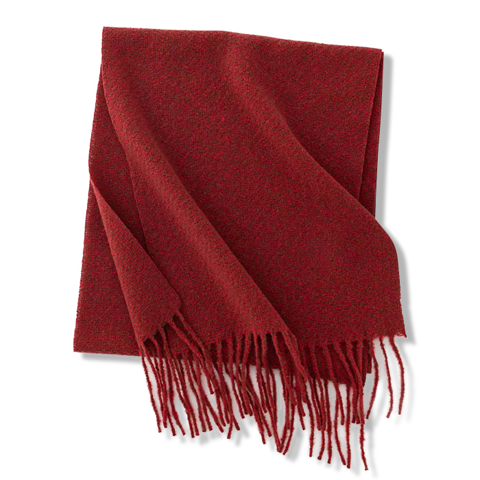 レトロ英国調クリスマスムード漂うマフラー-oakln