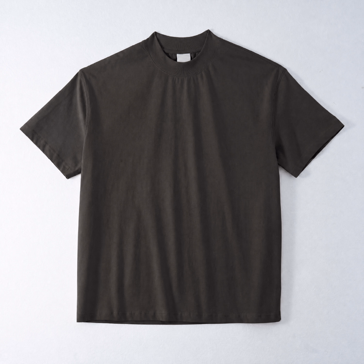 汗をかいても肌にまとわりつきにくい  270gヘビーウェイトコットンTシャツ  ゆったりシルエット  ドロップショルダー  五分袖