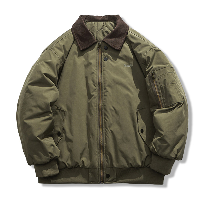 アメリカヴィンテージ　秋冬厚手中綿フライトジャケット