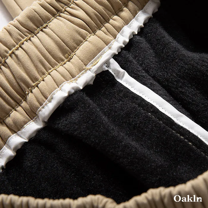 シェフパンツ 裏起毛 ワイドパンツ 表地コットン100% 暖パン ウエストゴム イカジュアルパンツ-Oakln