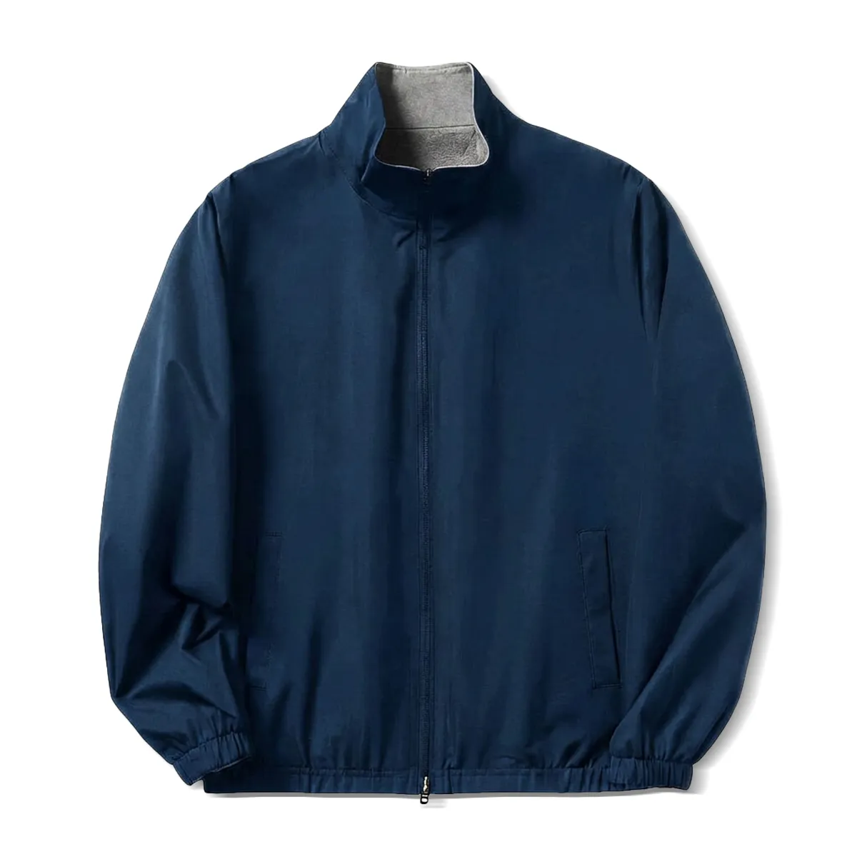 リバーシブル高機能ジャケット アイロン不要 シワ防止 体型カバー ビジネスアウター-Oakln