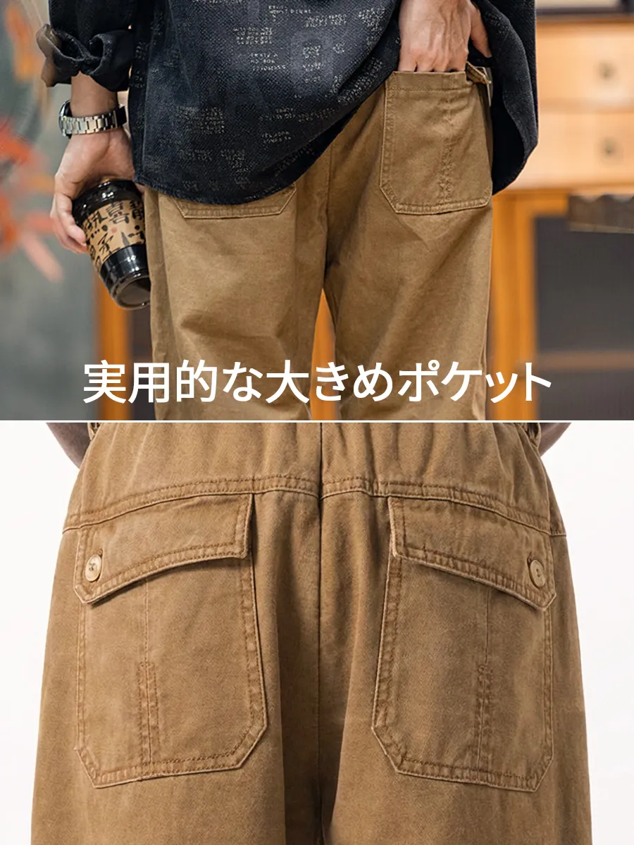 男心をくすぐる機能美。本格の「ベイカー風」ポケット