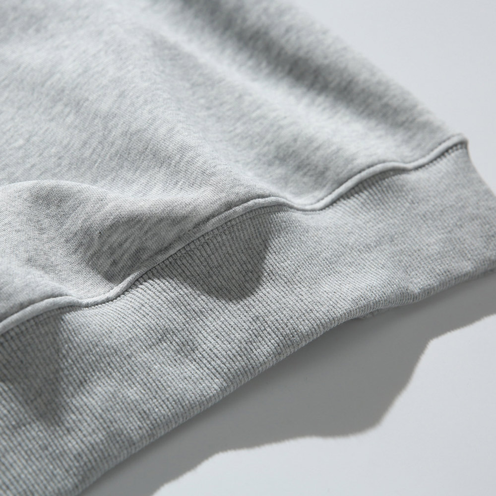 アメリカンヴィンテージ　ネック切り替えロゴプリントスウェット-oakln