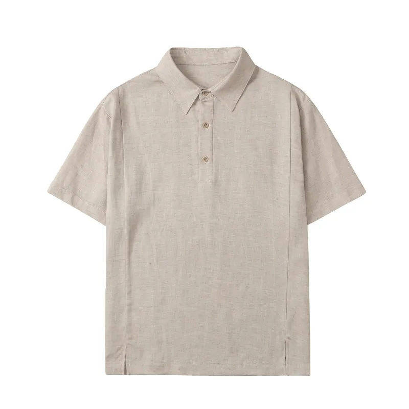 涼しくてベタつかないリネンＴシャツ  シワになりにくい  汗ジミも目立ちにくい