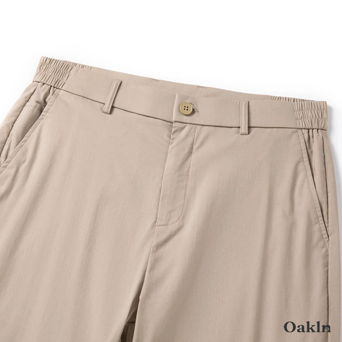 接触冷感 通気性 すっきり見え リヨセル×リネン混 カジュアルパンツ