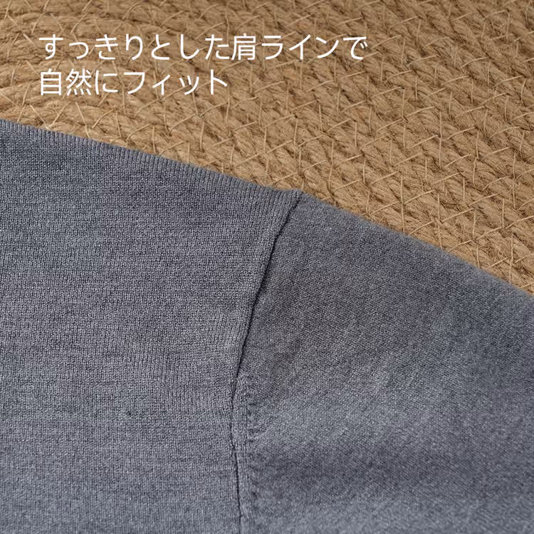 メンズ モックネックニット 精紡ウール混 4cmモックネック襟裏汚れを防ぐ 16ゲージ ハイゲージ 多色展開 秋冬 インナー